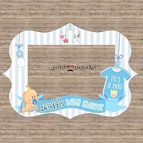 Baby Boy Konsept Hatıra Fotoğraf Çerçevesi