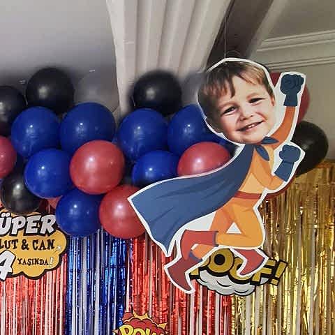 Fotoğraf Baskılı Süper Kahraman Konsept Fotoblok