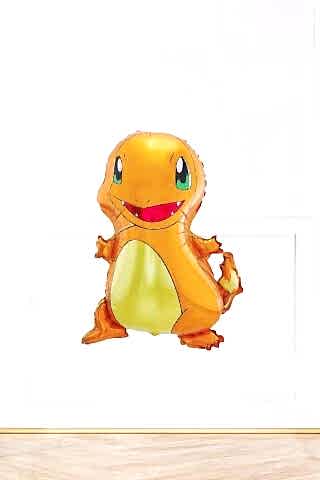 Charmander Folyo Balon Pokemon Temalı Doğum Günü Süsleri