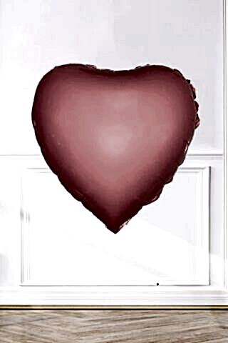 Pembe Kalp Folyo Balon 18inç 45cm Pembe Renk Balon