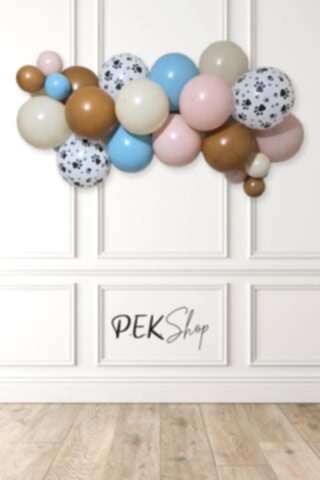 Kedi Köpek Doğum Günü Balon Zinciri Seti