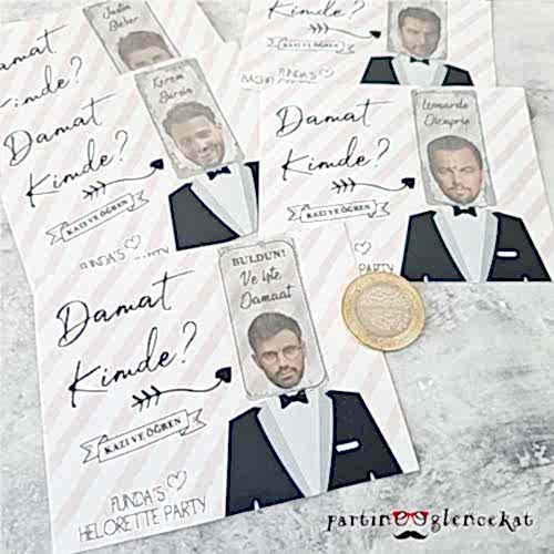 Damat Kimde? Kazımalı Oyun Kartları Kişiye Özel!