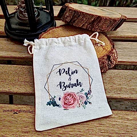 Soft Gold Konsept İsimli Baskılı Kese