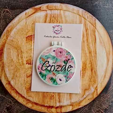 Tek Tek isimli Çiçekli 8 Mart Hediyelik Ayna