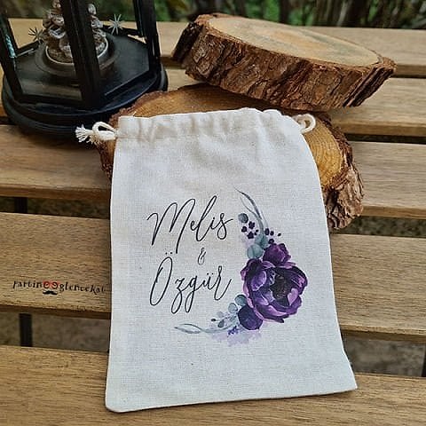 ler Konsept İsme Özel Baskılı Kese