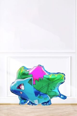 Bulbasaur Folyo Balon Pokemon Temalı Doğum Günü Süsleri