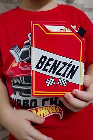 Yarış Konsept Popcorn Kutusu 8 Li Özel Üretim Benzin Bidonu Şeklinde Kutu 8 Adet