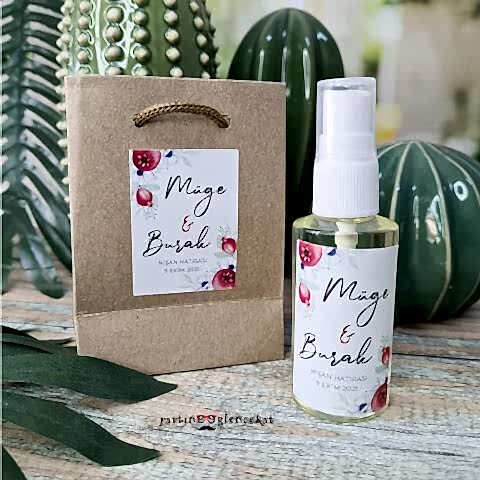 Nar Bereketi Fısfıslı Plastik Kolonya Hediyelik