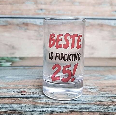 Fuşya Konsept Baskılı Shot Bardağı