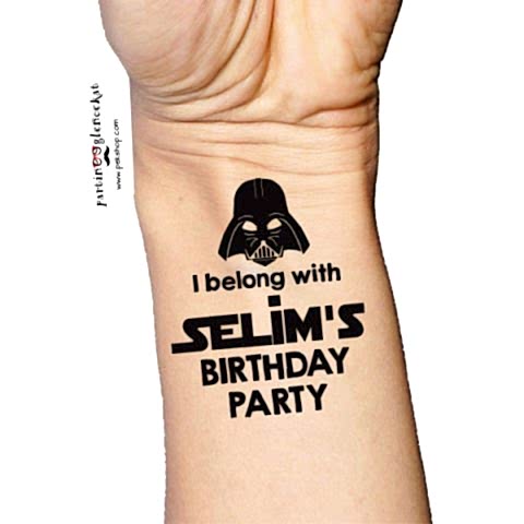 Starwars Doğumgünü Dövmesi