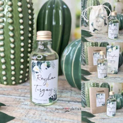 Monstera Zambak Konsept Kolonya Hediyelik