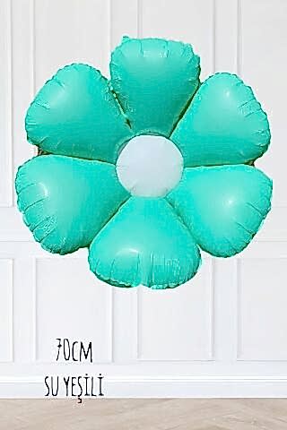 Su Yeşili Papatya Folyo Balon 70cm