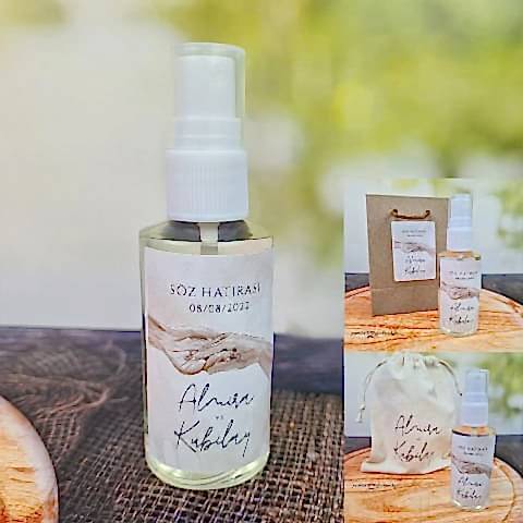 El Ele Aşk Fısfıslı Plastik Kolonya Hediyelik