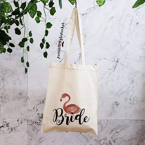Flamingo Konsept Bride Yazılı Çanta