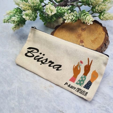 Girl Power 8 Mart Hediyesi Kalemlik Şirket Logolu