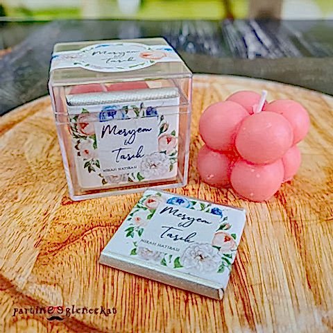 Soft Mavi Somon Mika Kutuda Bubble Mum Seti