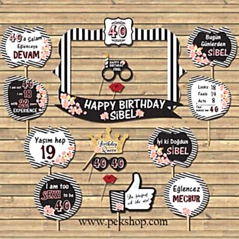 Çiçekli Konsept Doğum Günü Kampanyalı Paket