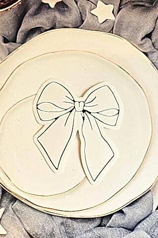 Siyah Beyaz Fiyonk Şekilli İsim Kartı Masa İsimliği Fiyonk Şekilli İsimlik 12li