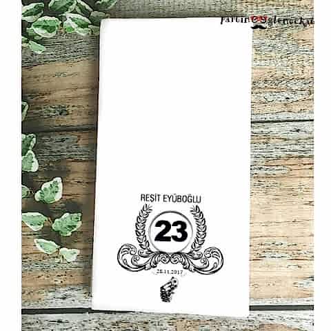 Silah Temalı Doğum Günü Baskılı Peçete