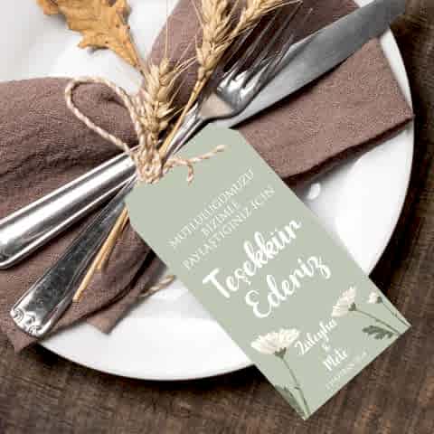 Retro Green Konsept Peçetelik