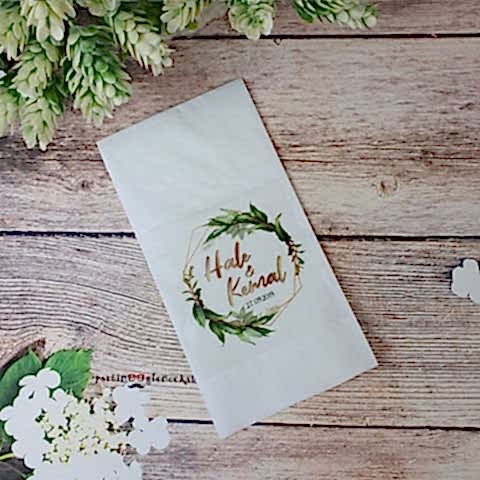 Yapraklı Gold Konsept Peçete