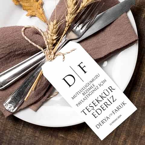 Zarif Logo Konsept Peçetelik