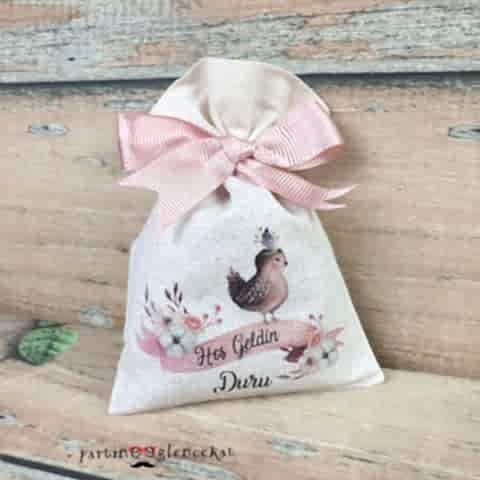 Bohem Baykuş Konseptli Lavantalı Kese