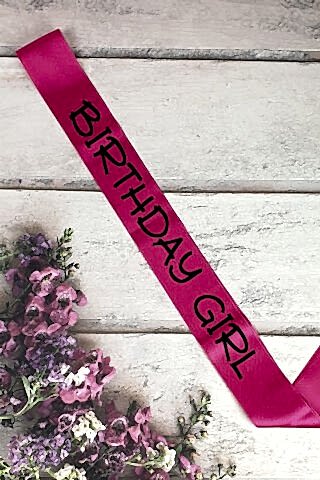 Birthday Girl Doğum Günü Partisi Kuşağı