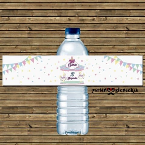 Atlı Karınca Konsept Su Şişesi Etiketi