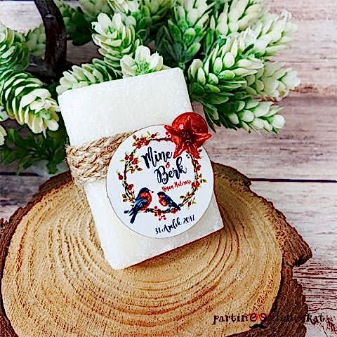 Kış Çiçekleri Konsept Sabun Nikah Şekeri Hediyelik