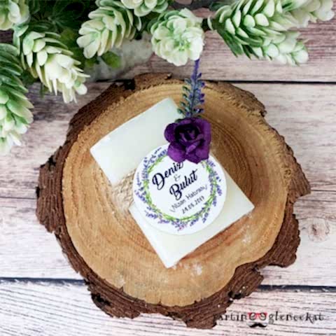 Lavanta Aşkı Konsept Sabun Nikah Şekeri Hediyelik