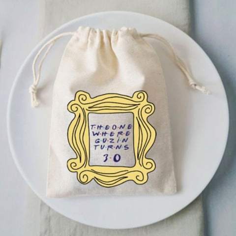 Friends Konsept Doğum Günü Hangover Kit Kesesi