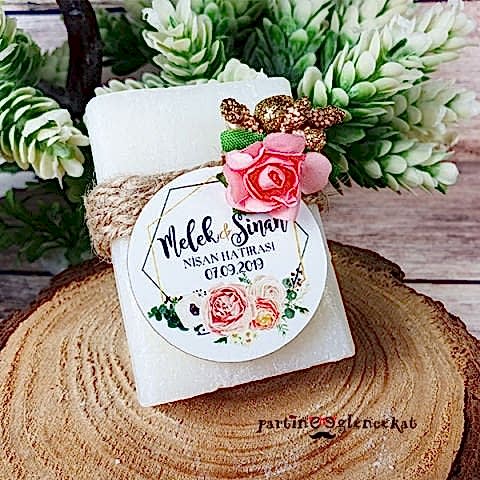 Soft Gold Konsept Sabun Nikah Şekeri Hediyelik
