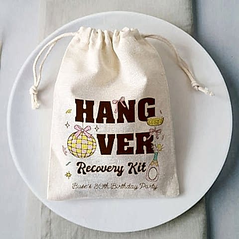 Retro Soft Konsept Doğum Günü Hangover Kit Kesesi