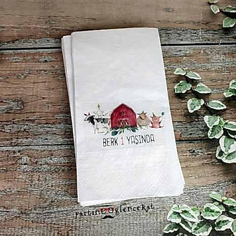 Old McDonald - Çiftlik Konsept Peçete