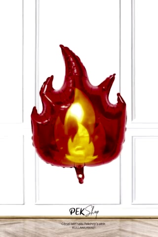 Ateş Folyo Balon Alev Şekilli Balon