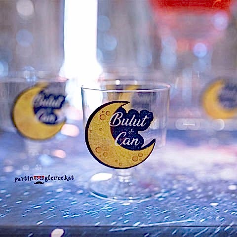 Moon and Back Konsept Şerbet Bardağı