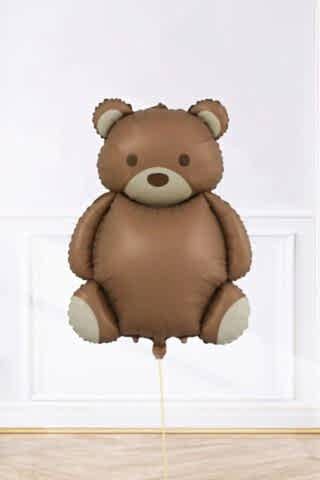 Retro Büyük Ayı Teddy Bear Folyo Balon 65x90